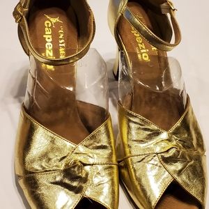 Gold Capezio shoes